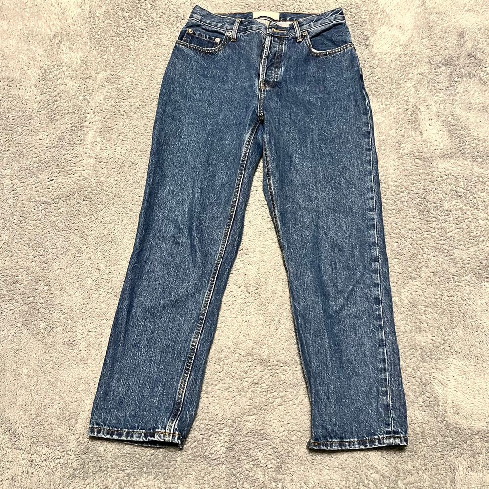 Everlane Mid Wash Blue Cropped Ankle Jeans